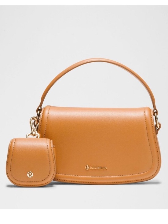 lululemon athletica Handbags - New Lululemon Cactus Leather Mini Bag Chestnut Brown Handbag Crossbody Shoulder